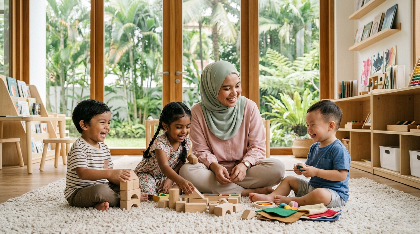 Suasana Asuhan Taska Tunas Unik